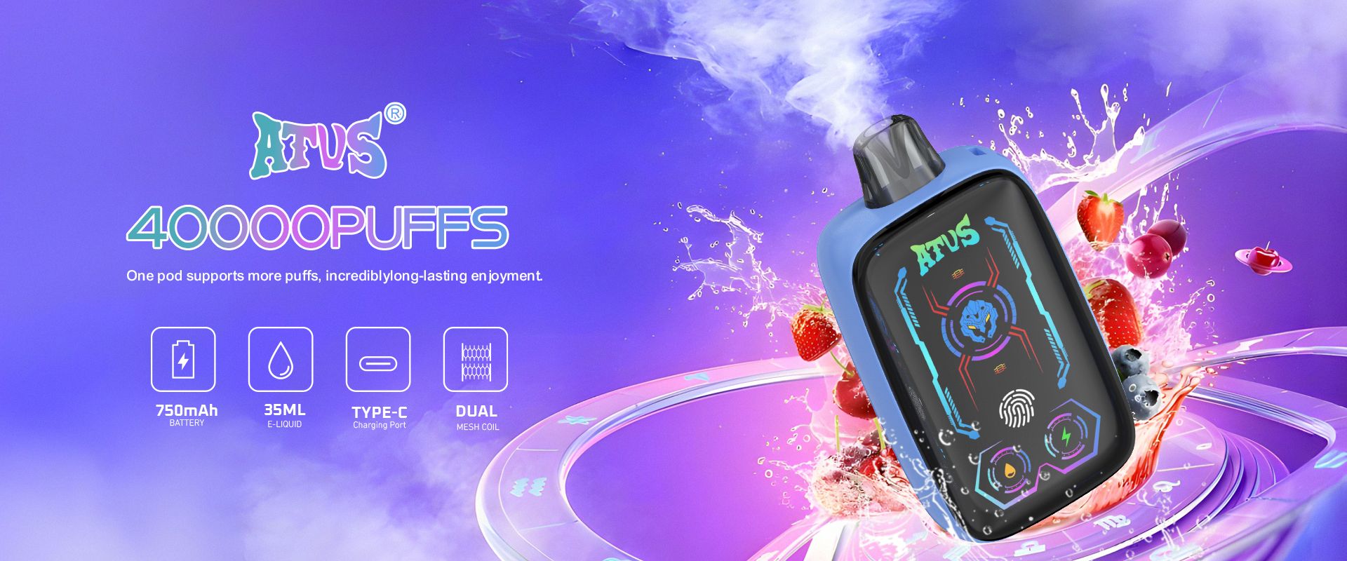 ATVS Vape Canada | Disposable Vape Refillable Pods kit 25000, 30000, 40000, 45000Puffs with best price