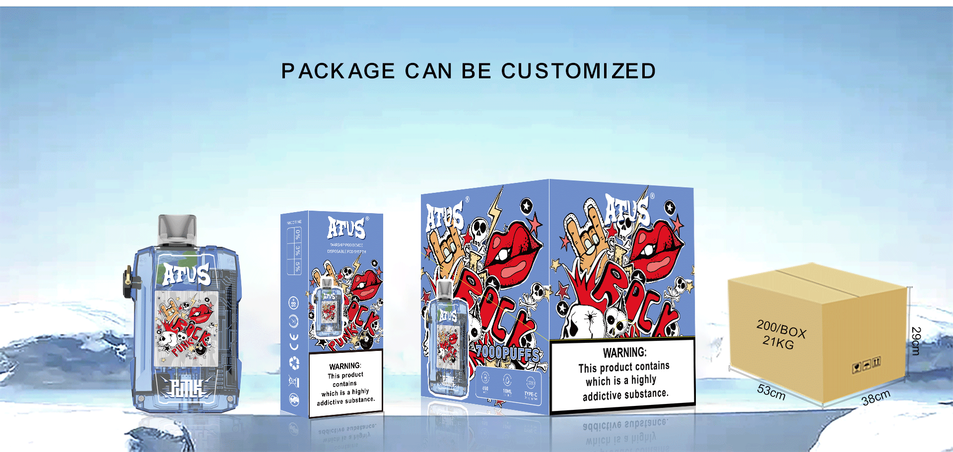 7000 Puffs Disposable Vape with rechargeable and adjustable airflow Master Case New Style Vape Online Shopping life pod