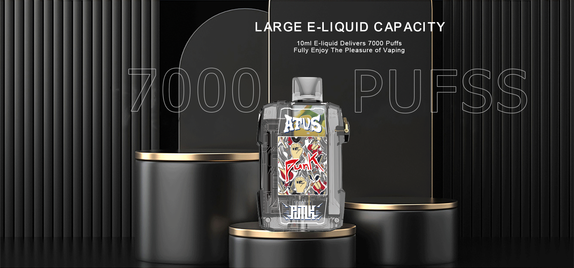 7000 Puffs Disposable Vape with rechargeable and adjustable airflow Master Case New Style Vape Online Shopping life pod