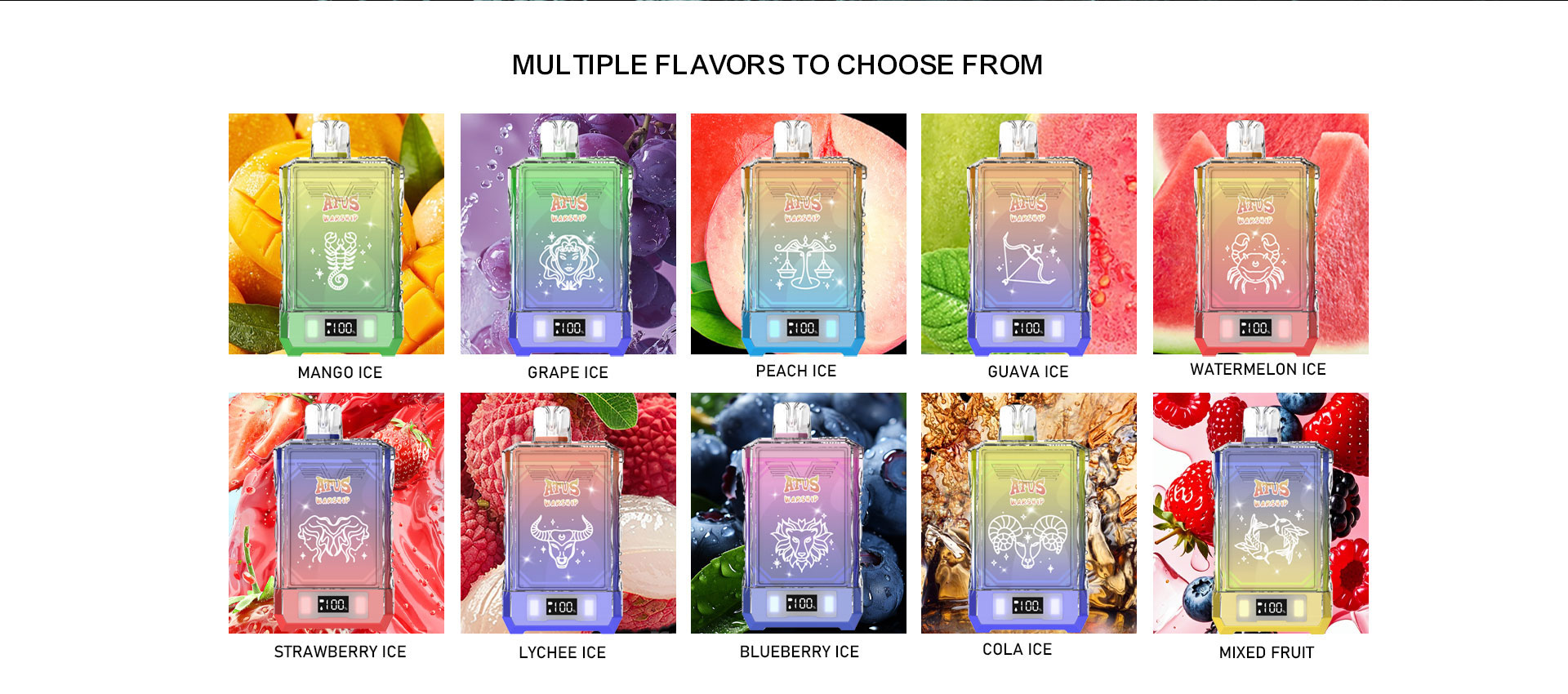 DE015 18000 Puffs Disposable Vape with LED display screen and adjustable airflow rechargeable ATVS Vape