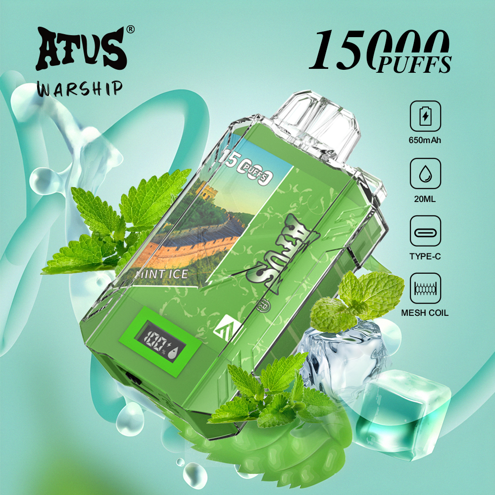 DE017 30000 Puffs Disposable Vape with LED display screen and adjustable airflow rechargeable