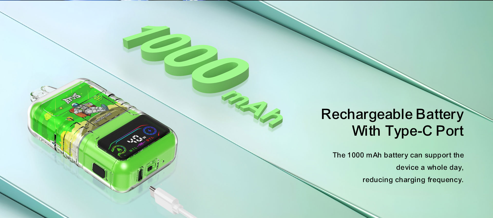 30000 Puffs Disposable Vape with LED display screen ATVS  30ml Vape Device Type C Rechargeable Disposable Kit vape israel