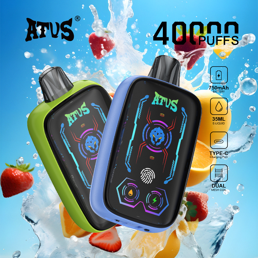DE023 40000 Puffs Disposable Vape with Full screen rechargeable and adjustable airflow